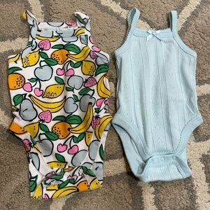 Old Navy Set of 2 Tank Top Onesies